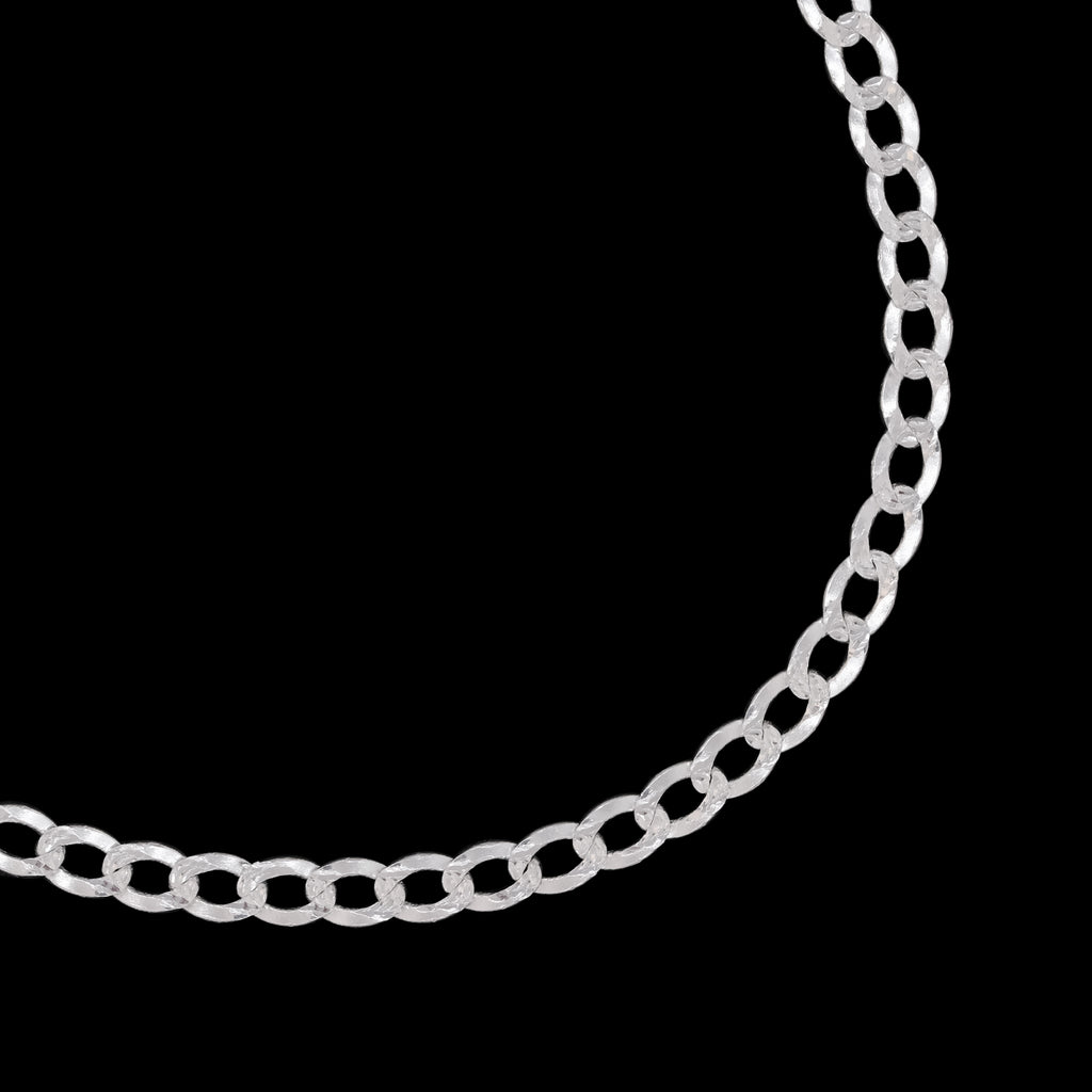 Curb Zegrinada 4mm (Silver) Bracelet