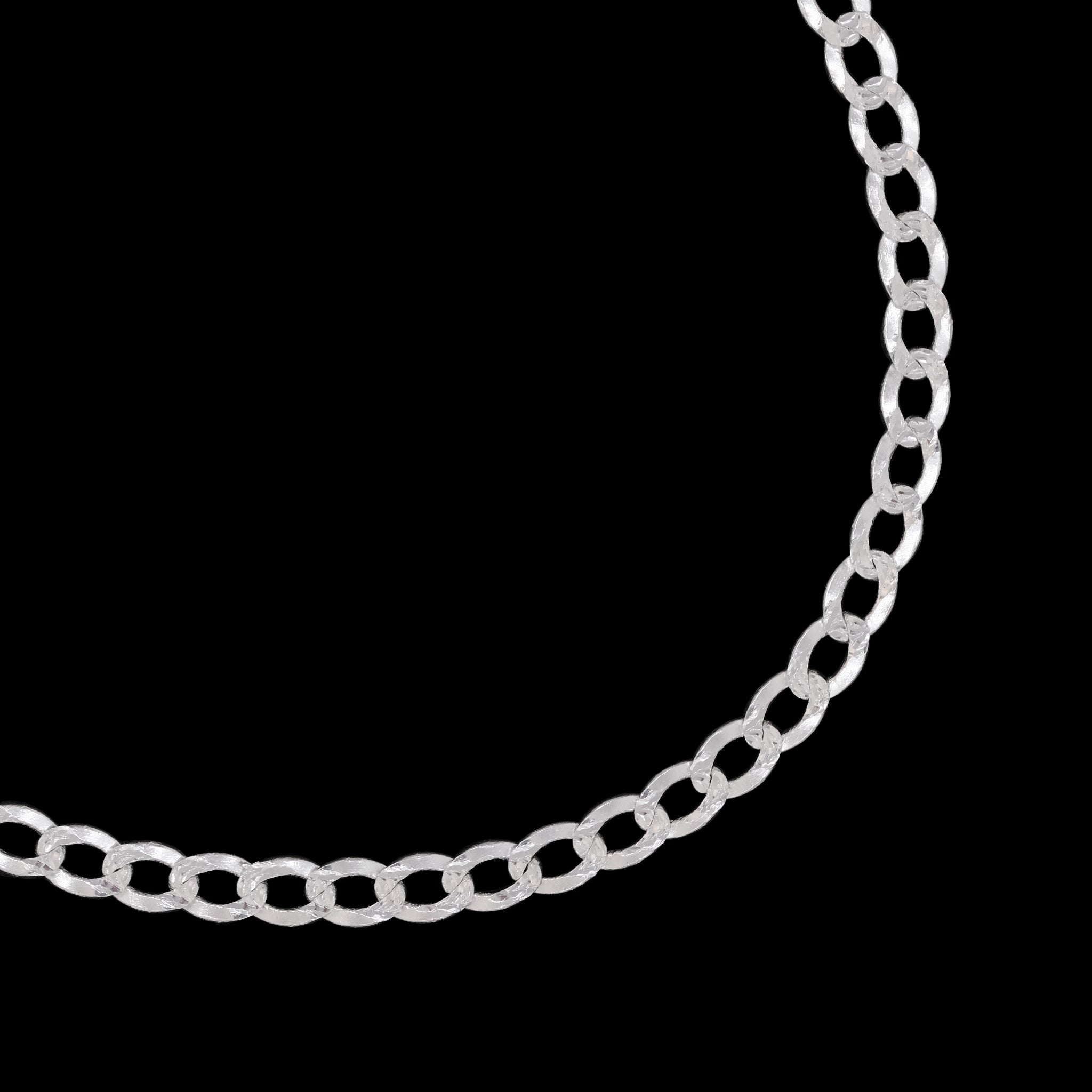 Curb Zegrinada 4mm (Silver) Bracelet