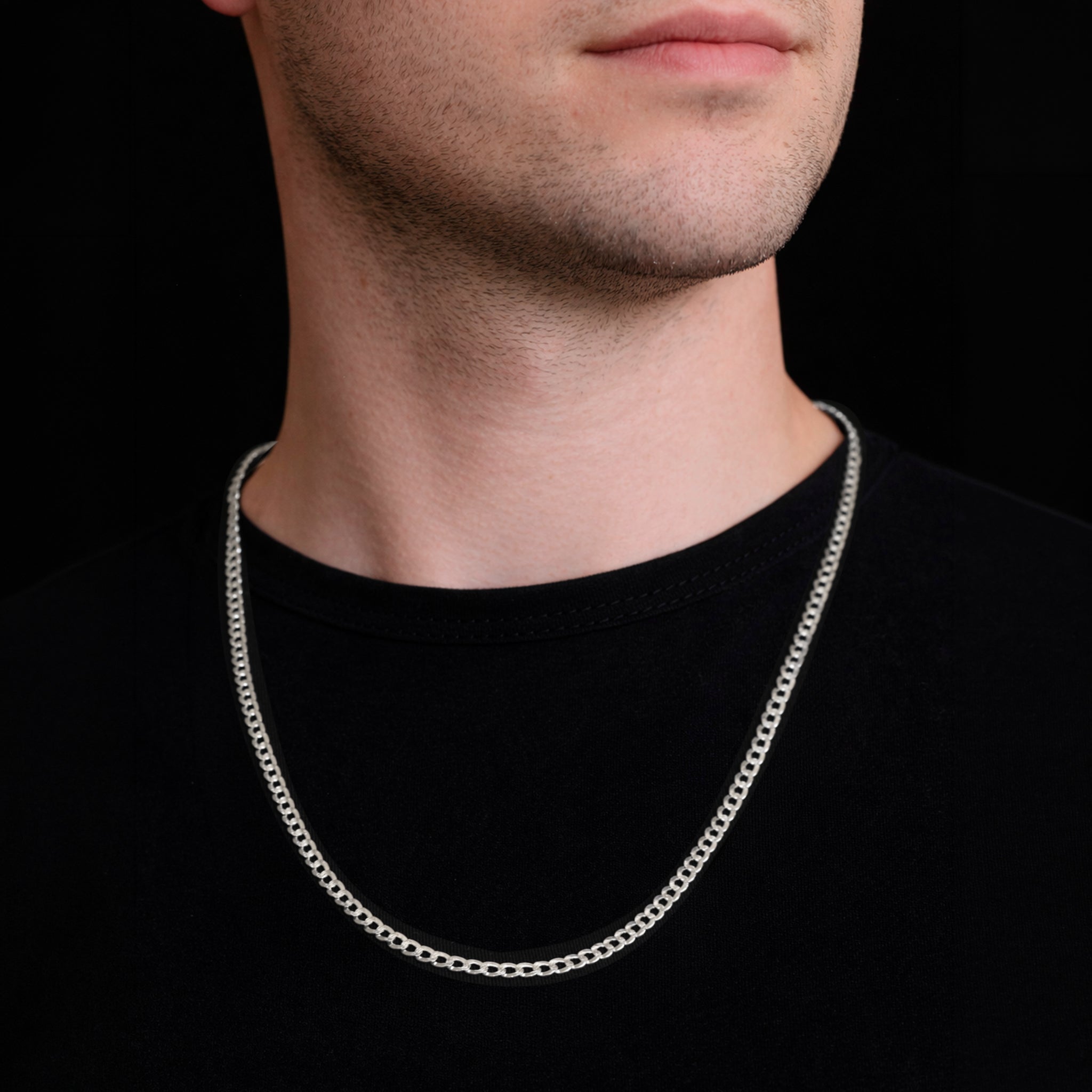 Curb Zegrinada 4mm (Silver) Bracelet