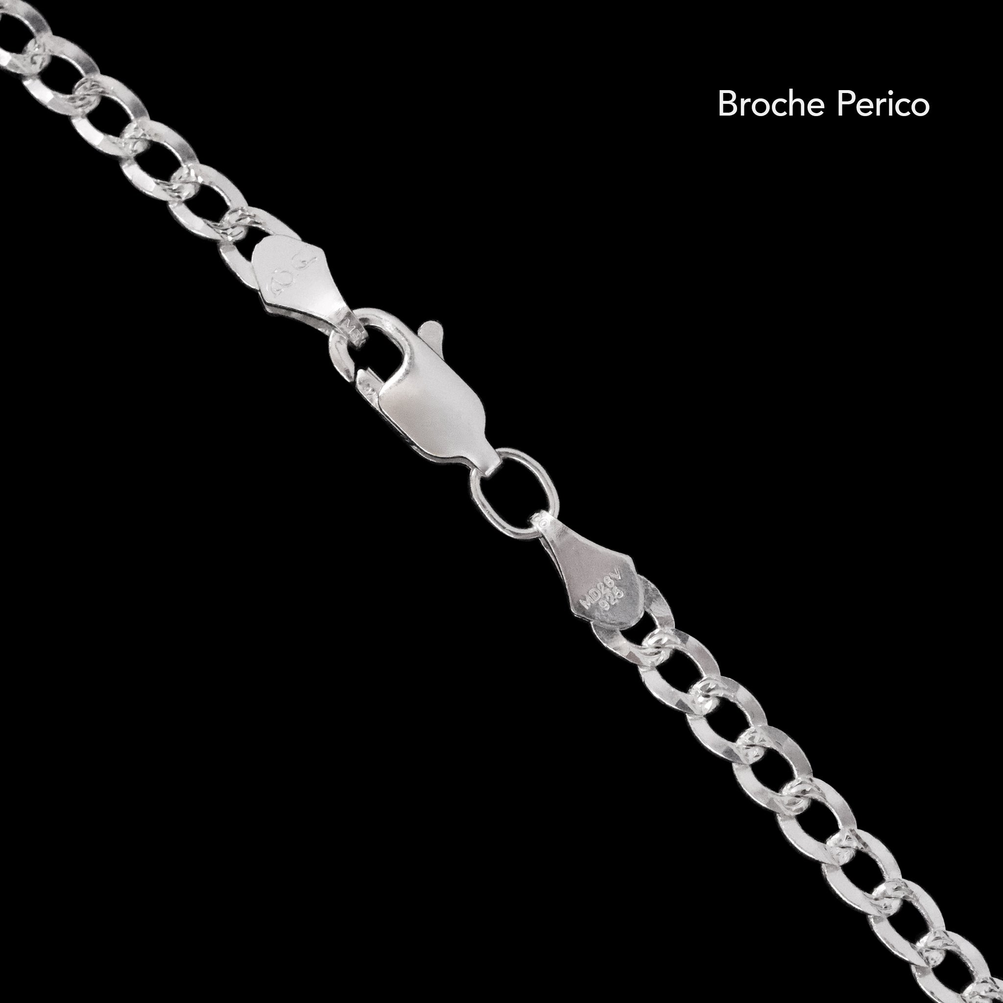 Curb Zegrinada 4mm (Silver) Bracelet