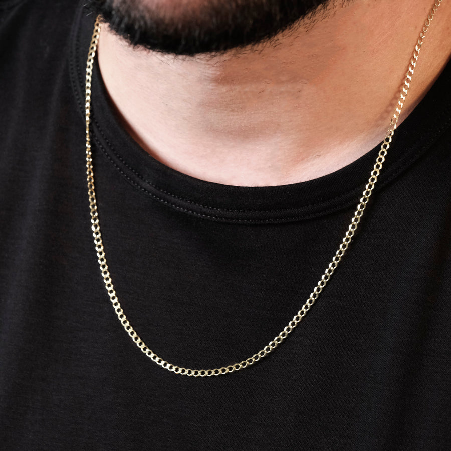 Curb 2mm (Solid Gold) Chain