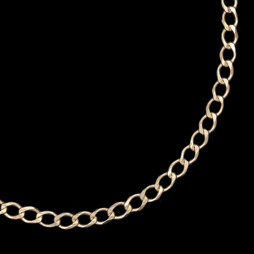 Curb 2mm (Solid Gold) Bracelet