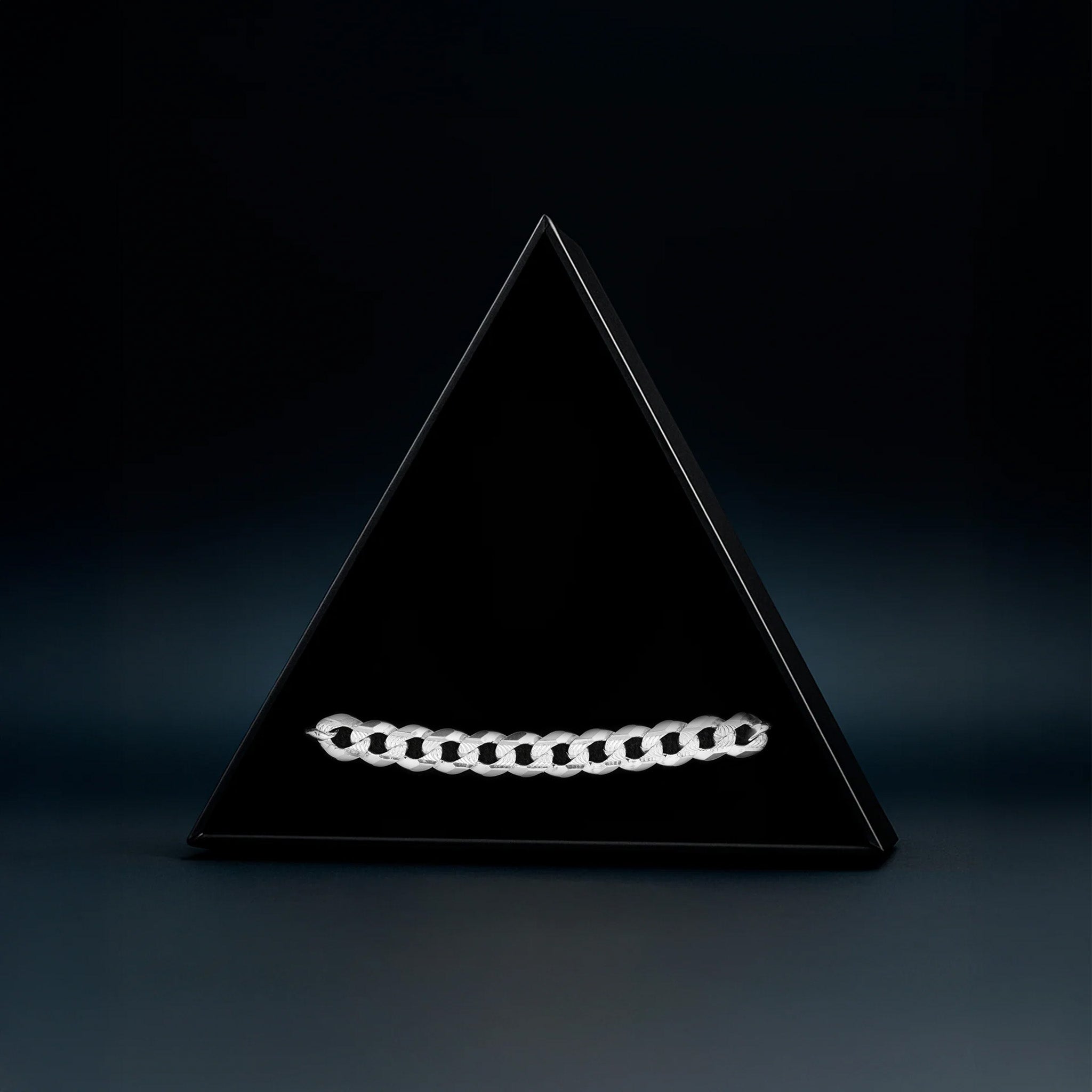 Curb Zegrinada 8mm (Silver) Bracelet