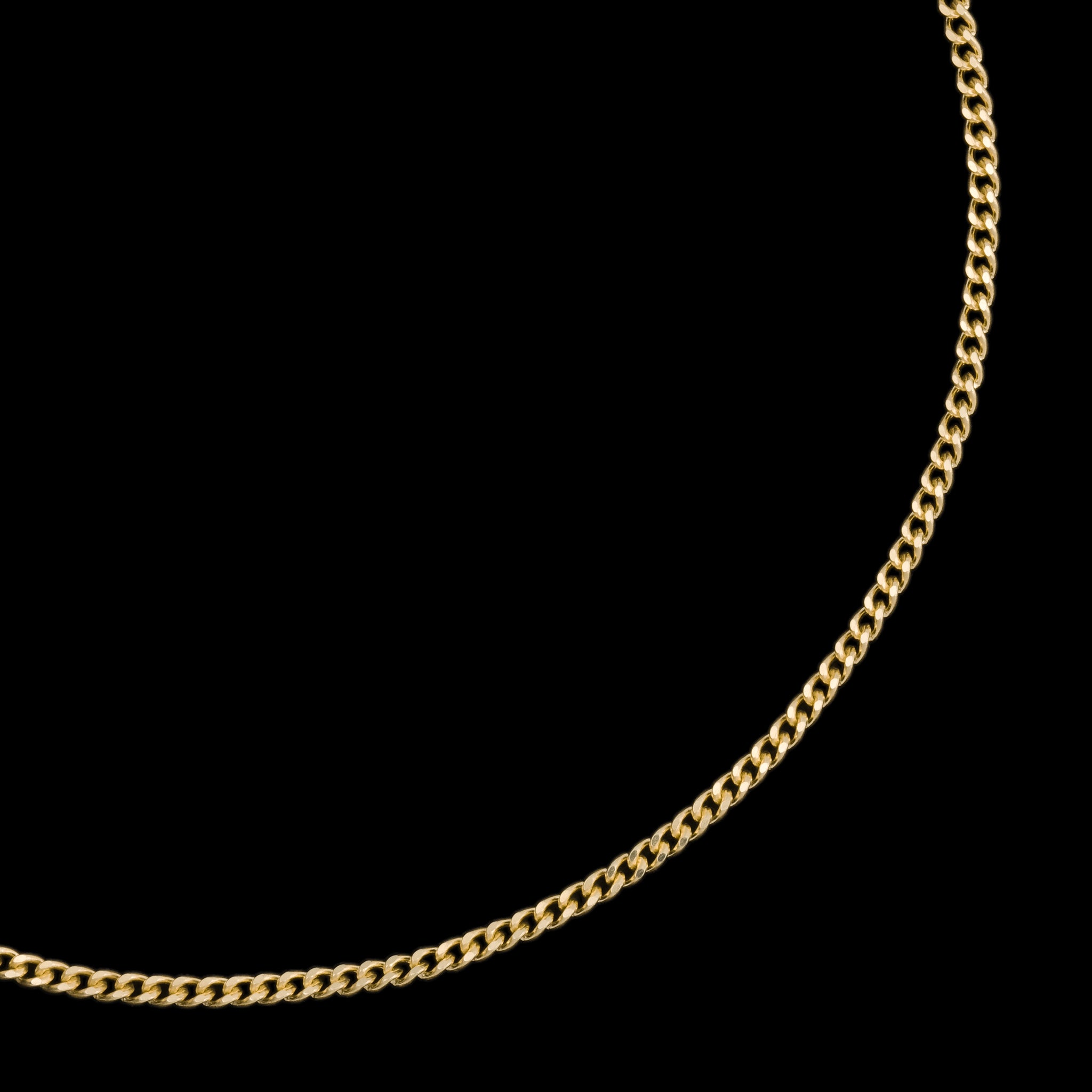 Cuban Link 1mm 14K (Solid Gold) Chain