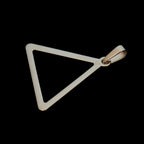 Triangle 2.7cm (Solid Gold) Pendant