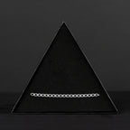 Double Rhombus 3mm (Silver) Bracelet