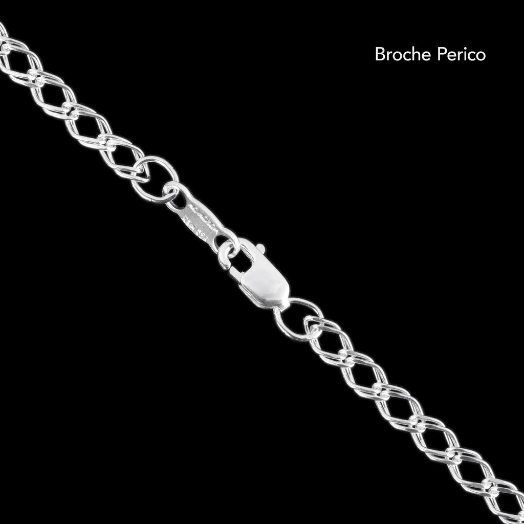 Double Rhombus 3mm (Silver) Bracelet