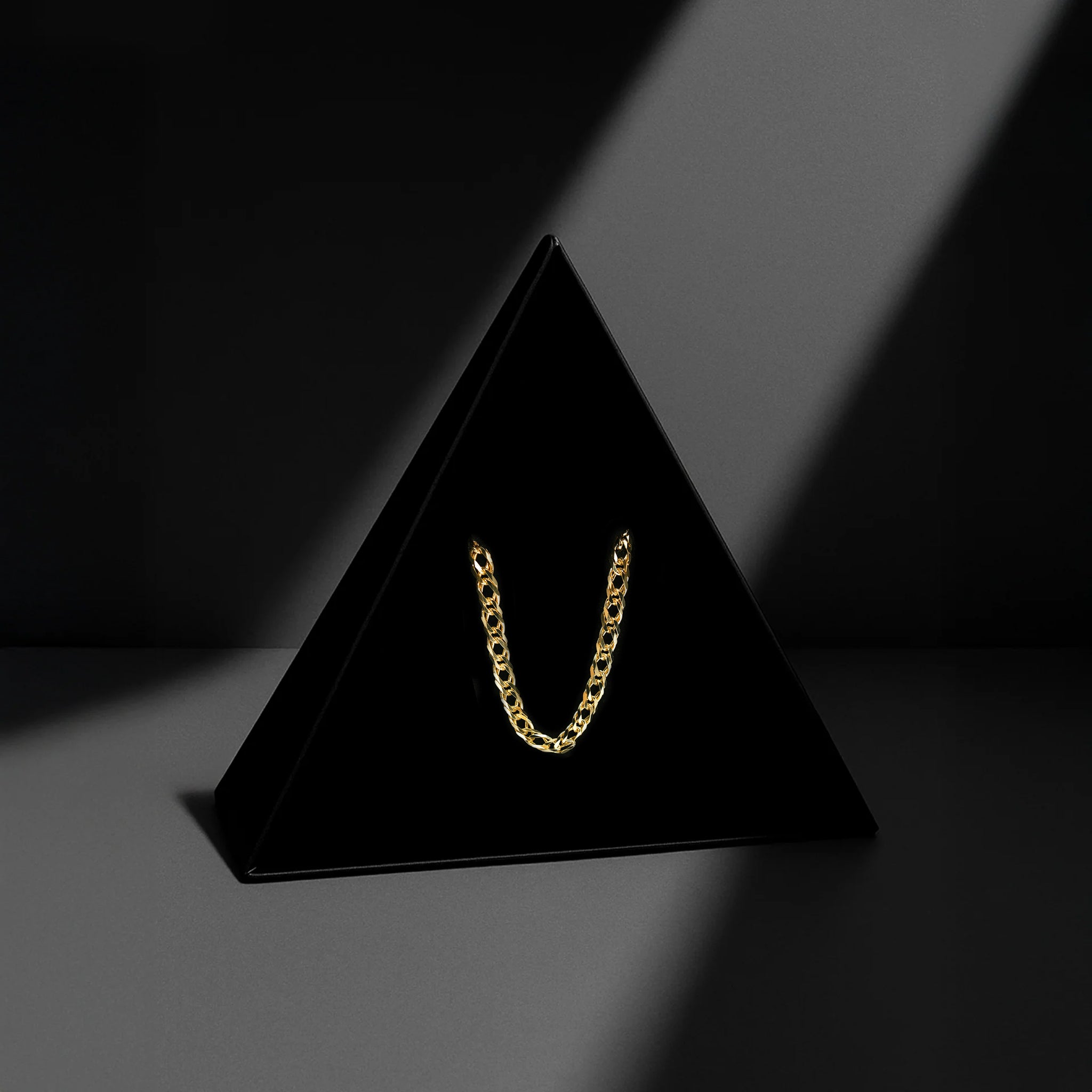 Double Rhombus 4mm (Solid Gold) Chain