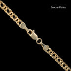 Double Rhombus 4mm (Solid Gold) Bracelet
