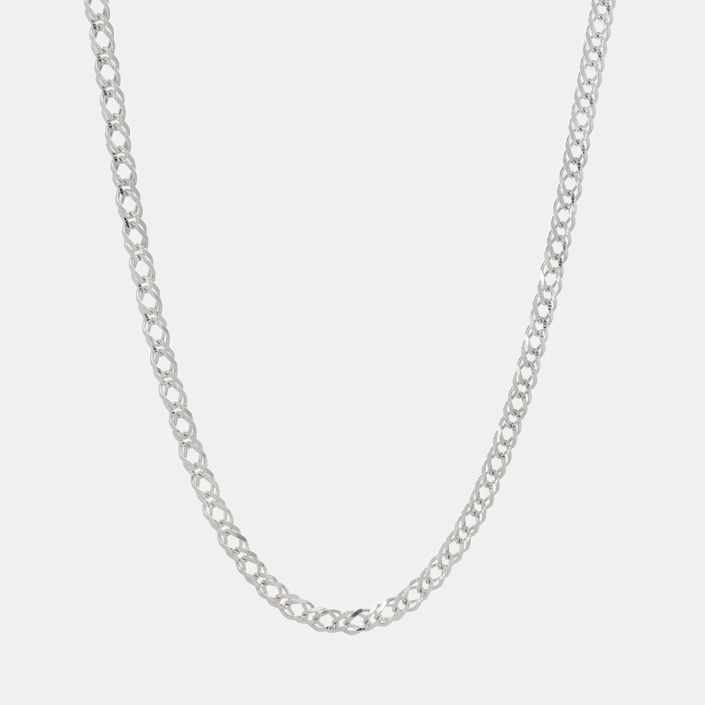 Double Rhombus Zegrinada 5mm (Silver) Chain