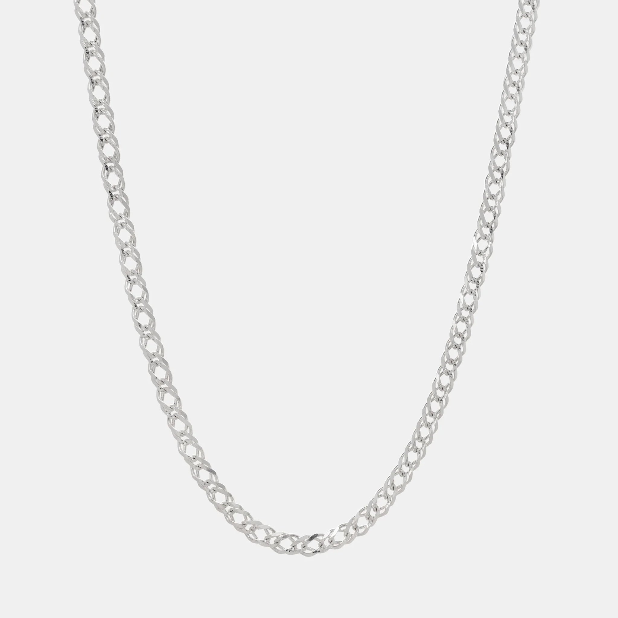 Double Rhombus Zegrinada 5mm (Silver) Chain
