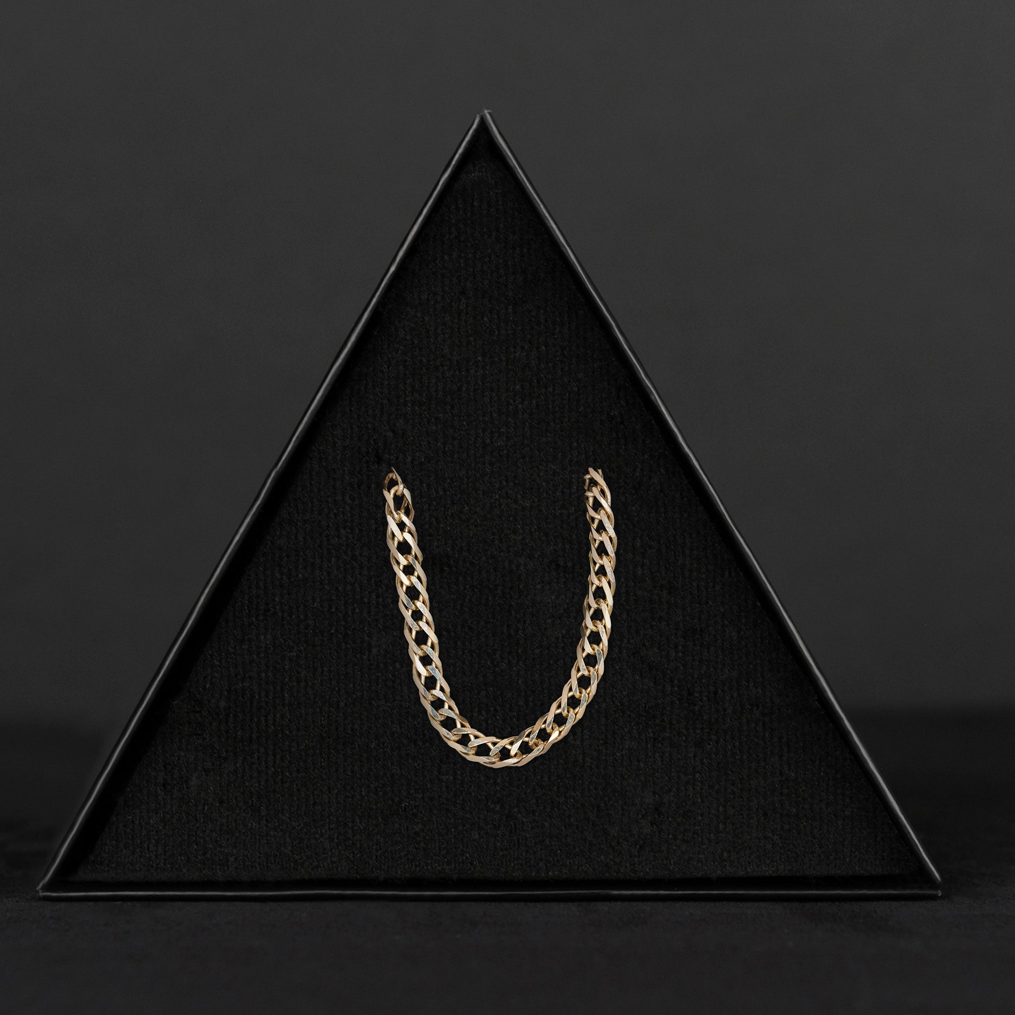 Double Rhombus 4mm (Solid Gold) Chain