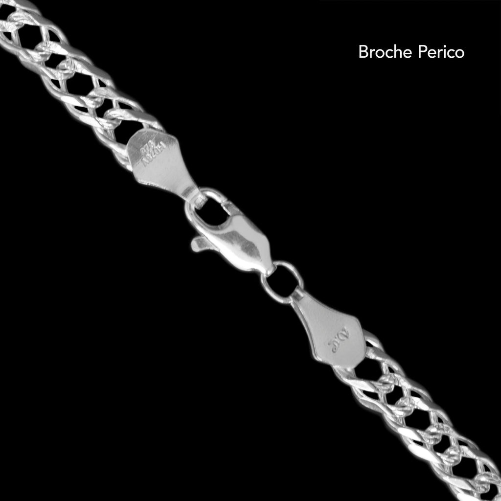 Double Rhombus Zegrinada 5mm (Silver) Bracelet