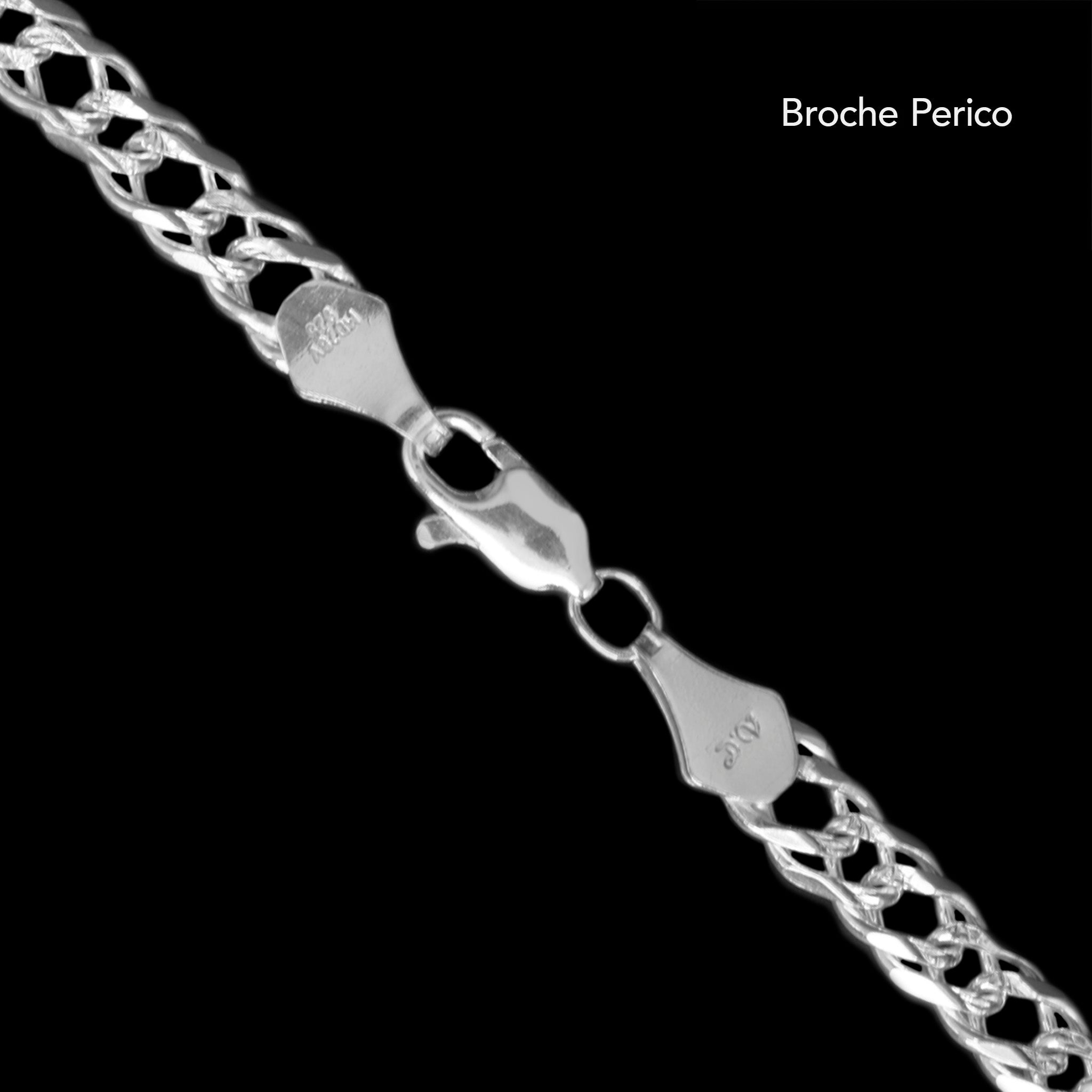 Double Rhombus Zegrinada 5mm (Silver) Bracelet