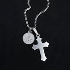 Duo Silver Necklace