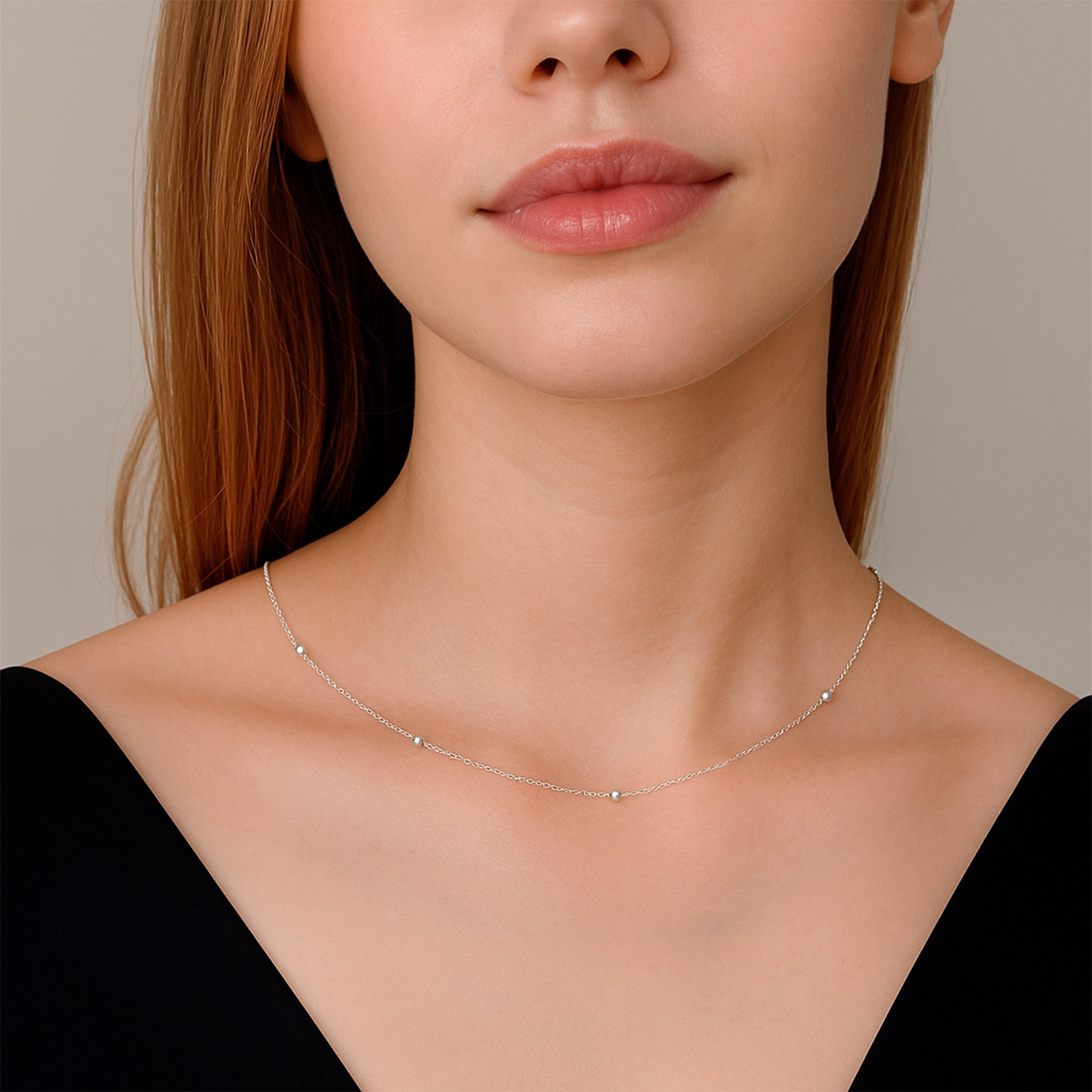 Spheres (Silver) Chain