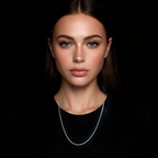 Mirror 2 mm (Silver) Chain