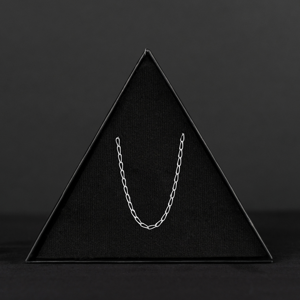 Figaro 0X1 2mm (Silver) Chain