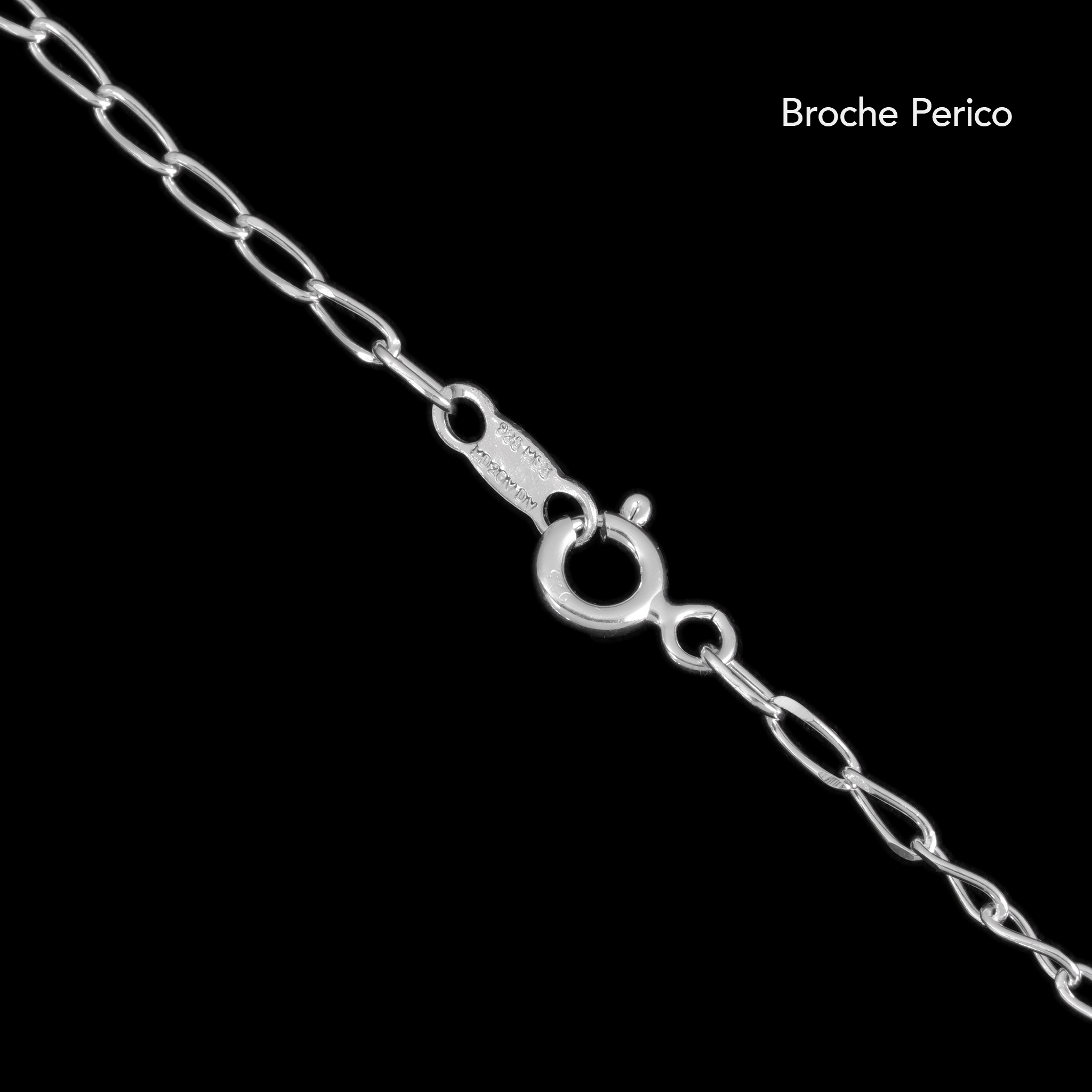 Figaro 0X1 2mm (Silver) Chain