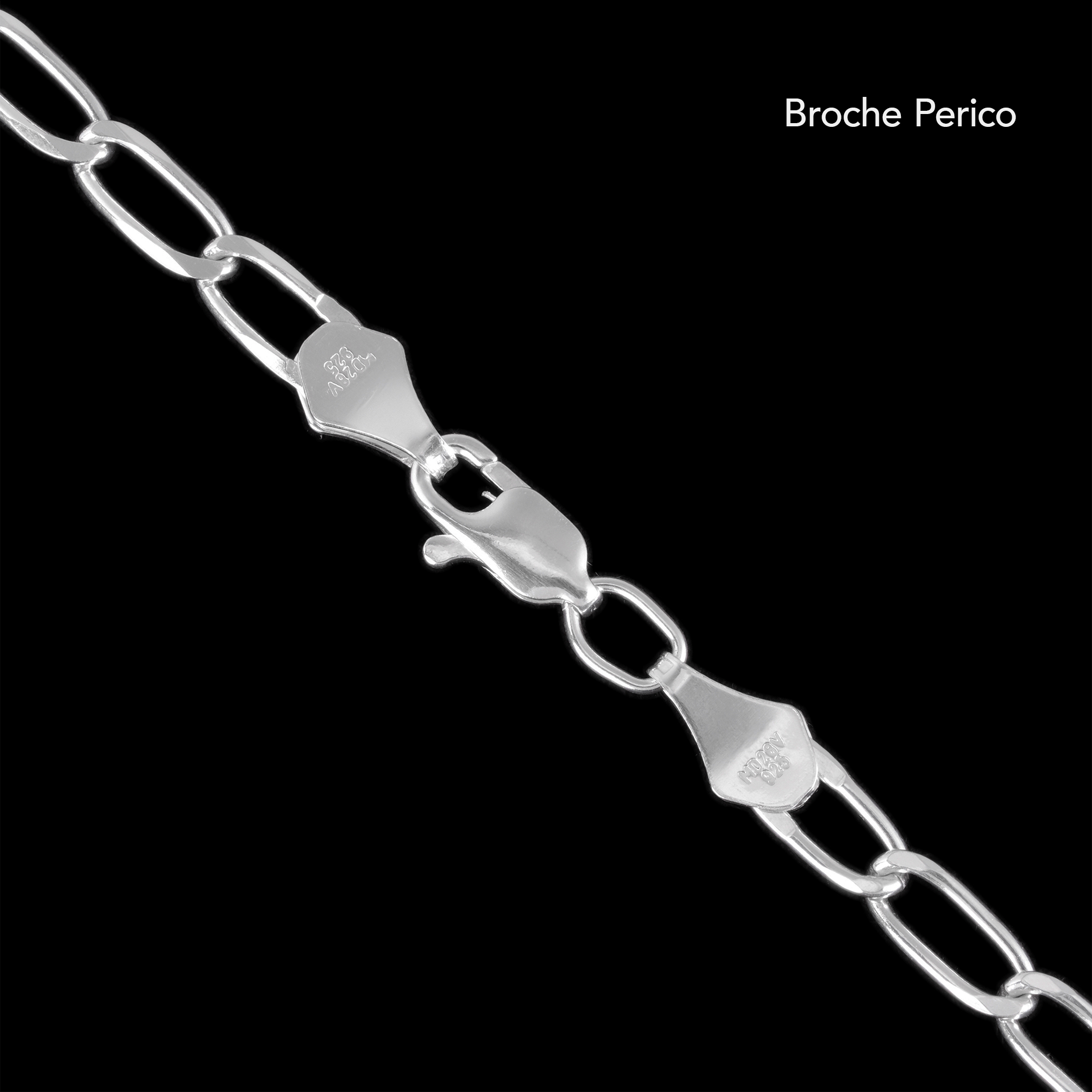 Figaro 0X1 Light 5mm (Silver) Bracelet