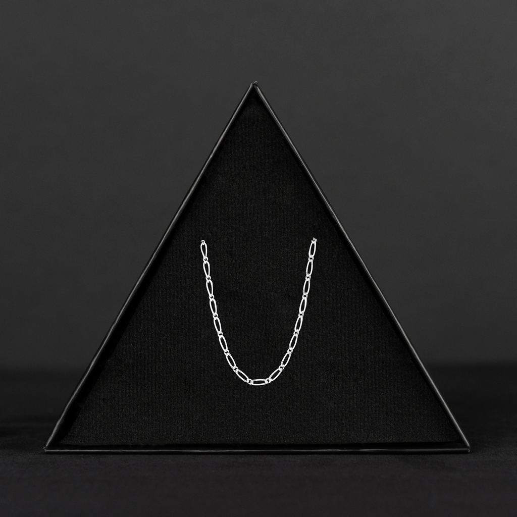 Figaro 1X1 (Silver) Chain