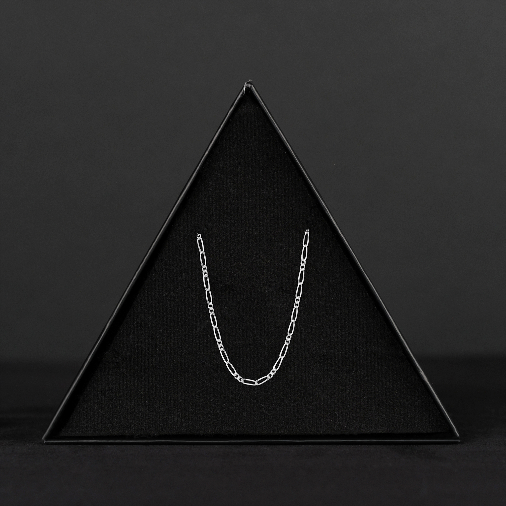 Figaro 2X2 (Silver) Chain