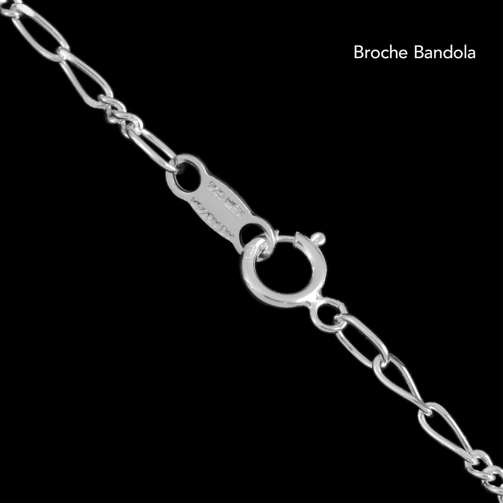 Figaro 2X2 (Silver) Chain