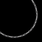 Figaro 2X2 (Silver) Chain