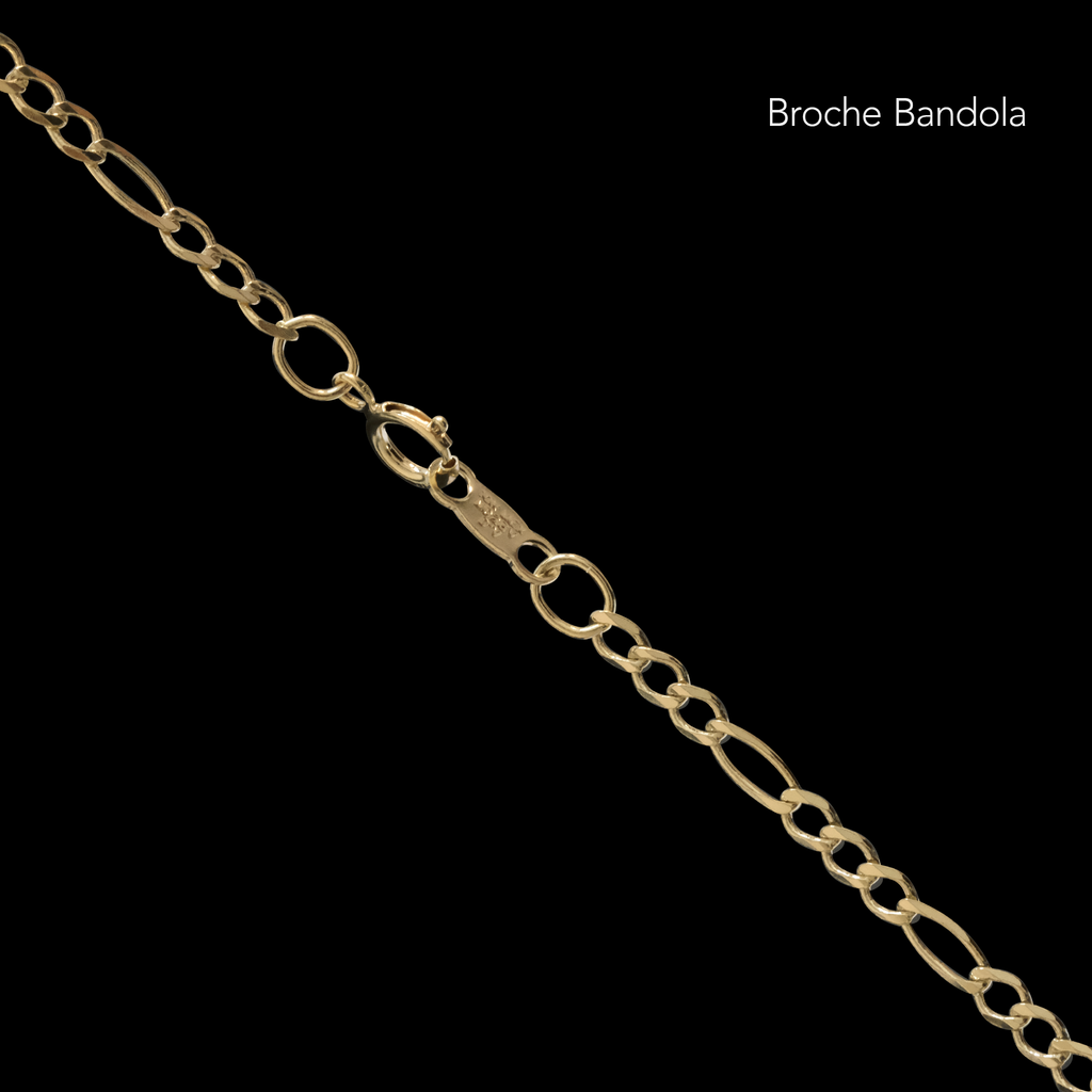 Figaro 3X1 2.5mm (Solid Gold) Chain