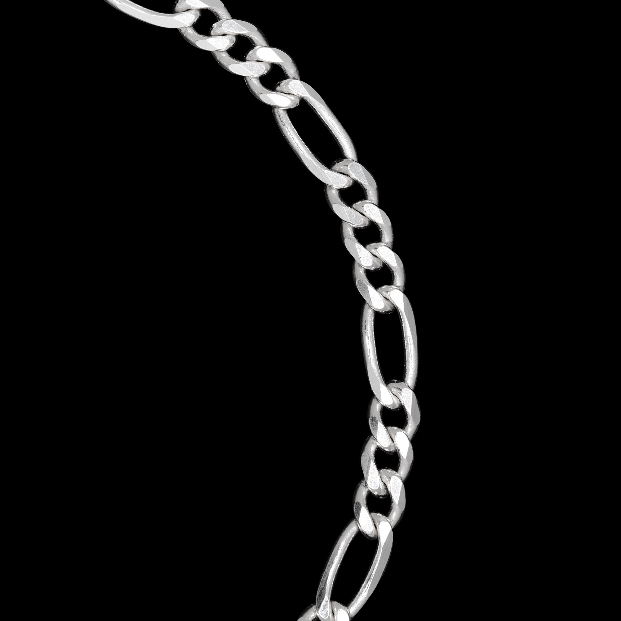 Figaro 3X1 4mm (Silver) Chain