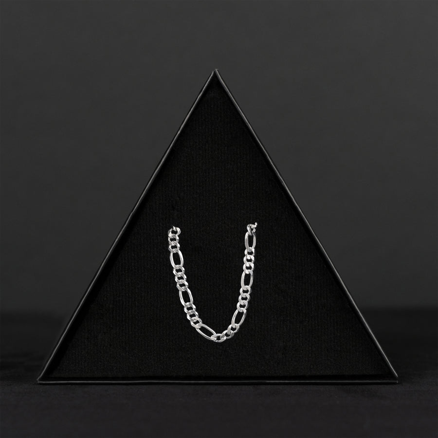 Figaro 3X1 4mm (Silver) Chain