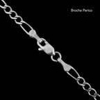 Figaro Chain 3+1 2mm Silver