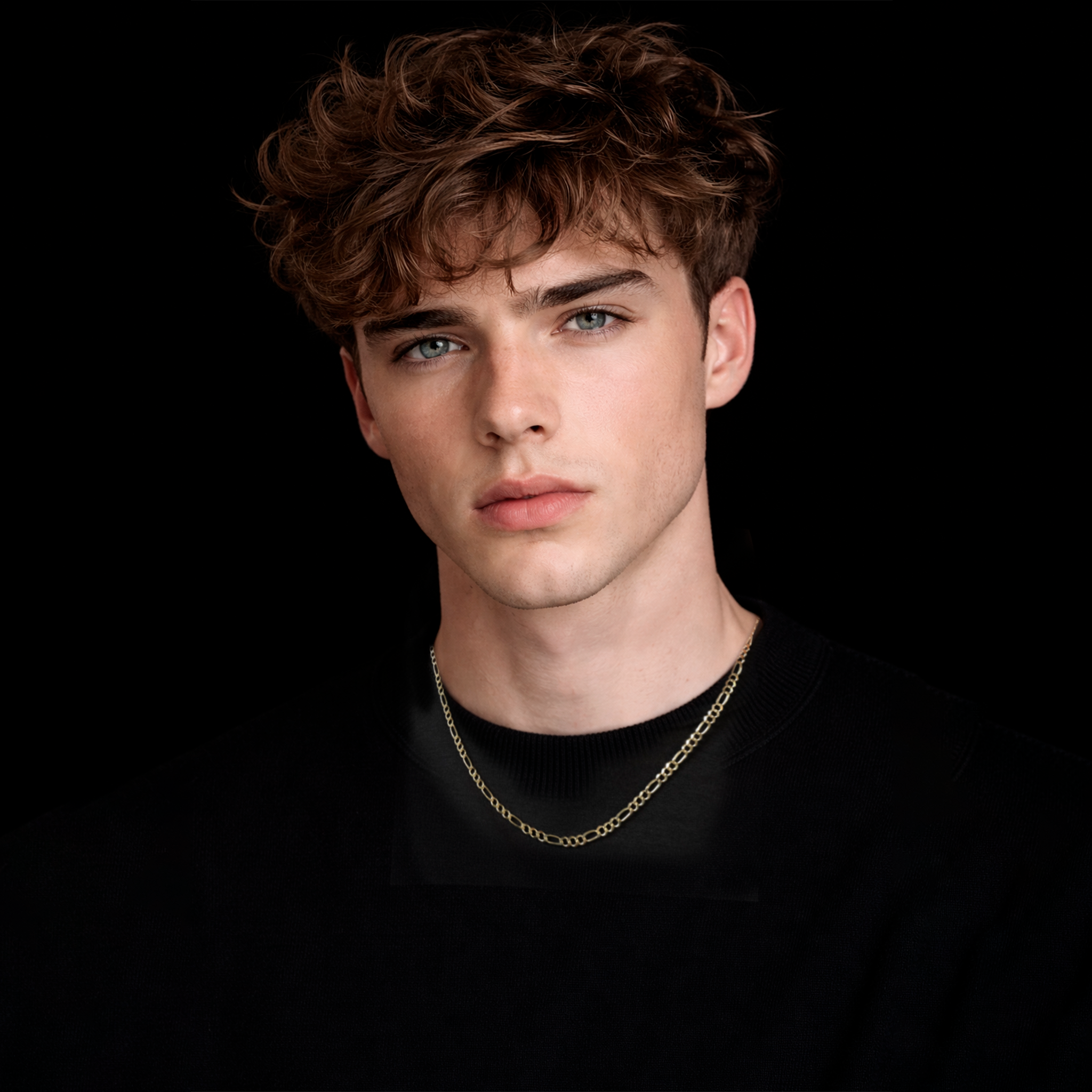 Figaro 3x1 3mm (Solid Gold) Chain