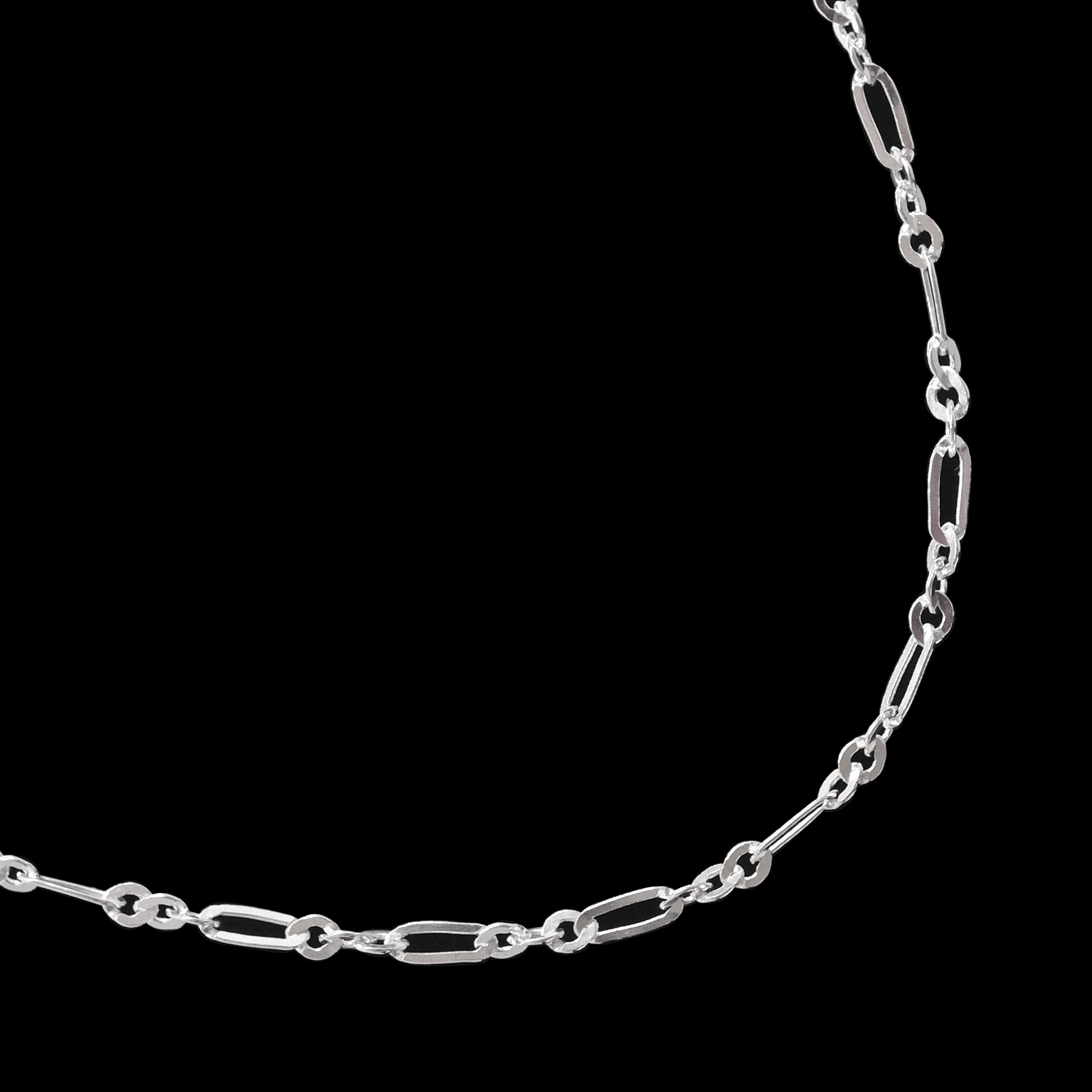 Figaro 0x1 1.5 mm (Silver) Chain