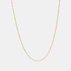 Figaro 3X1 2.5mm (Solid Gold) Chain