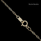 Figaro 3X1 2.5mm (Solid Gold) Chain