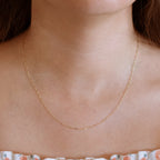 Figaro 3X1 2.5mm (Solid Gold) Chain