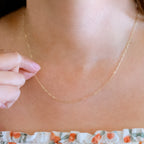 Figaro 3X1 2.5mm (Solid Gold) Chain