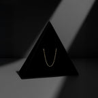 Figaro 3X1 2.5mm (Solid Gold) Chain