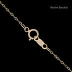 Figaro 3X1 2.5mm (Solid Gold) Chain