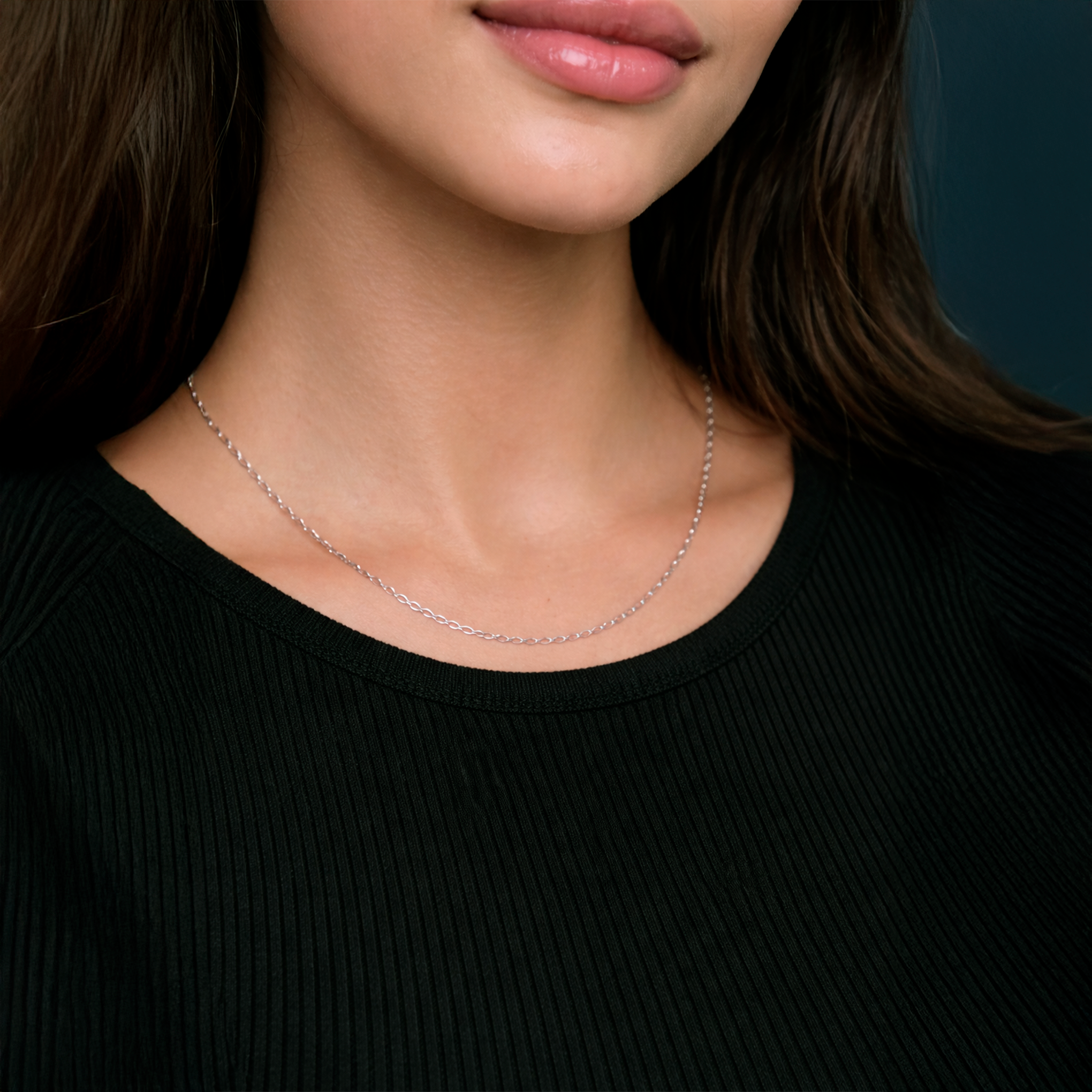 Forged Figaro (Silver) Chain