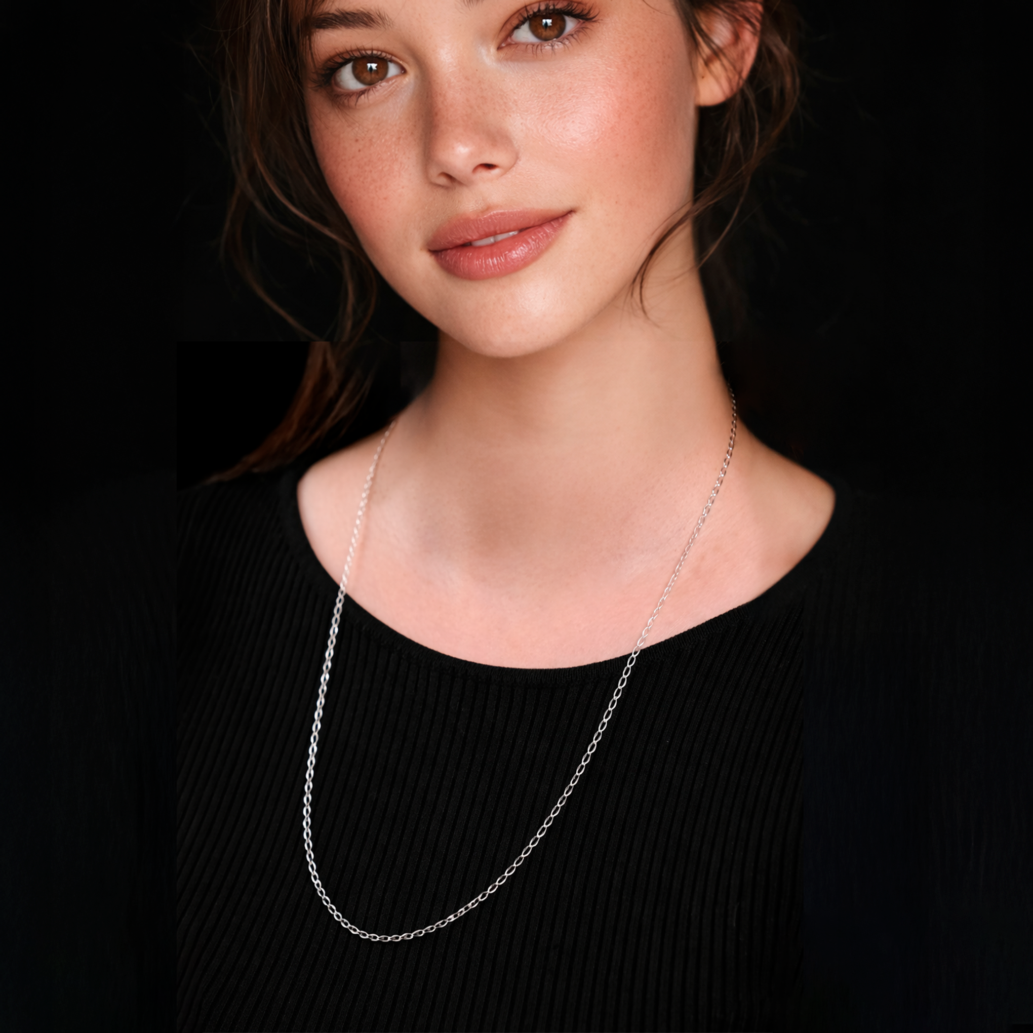 Forged Figaro (Silver) Chain