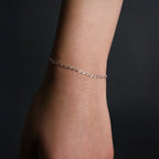 Figaro Forged (Silver) Bracelet
