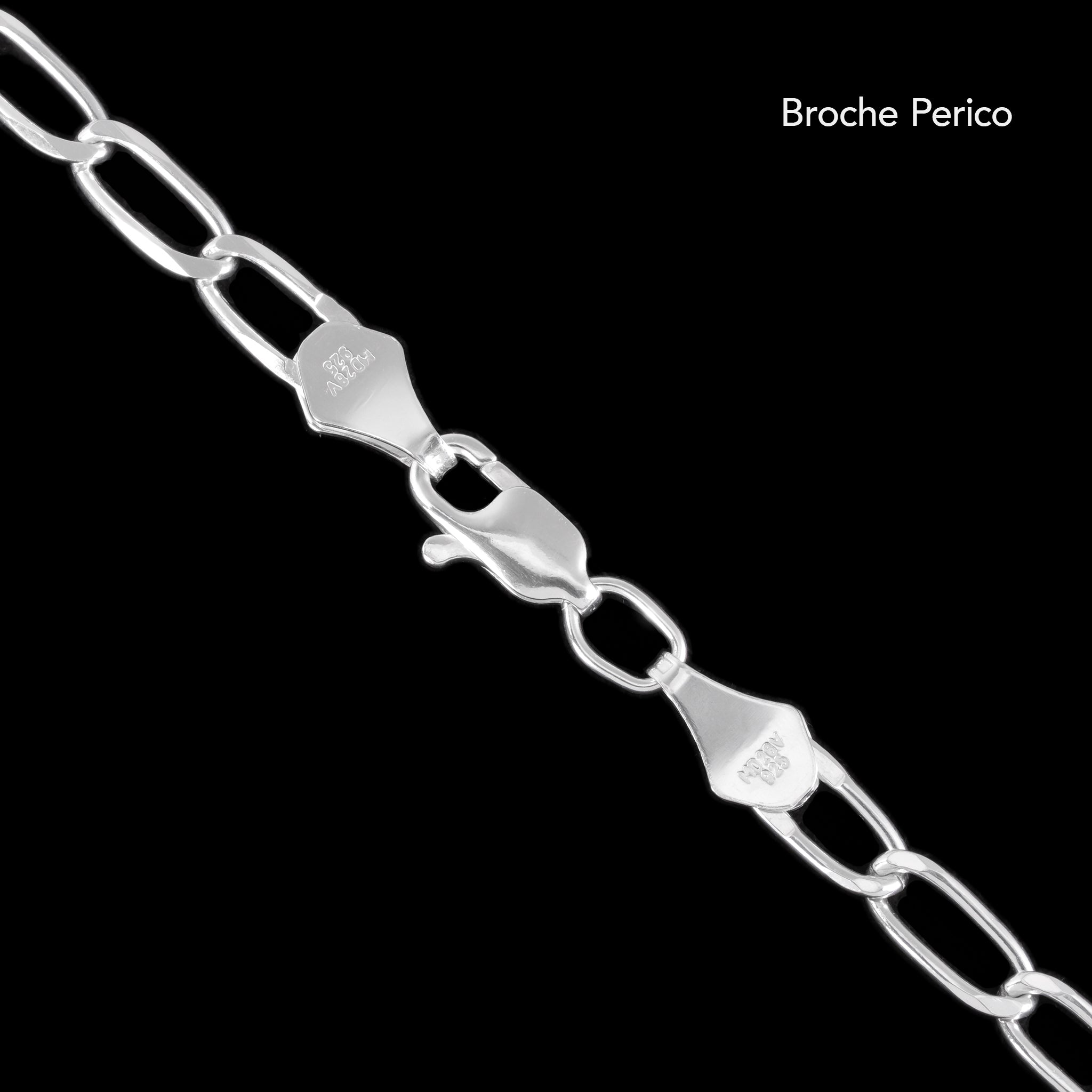 Figaro 0X1 Light 5mm (Silver) Chain