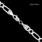 Figaro Super Zegrinada 7mm (Silver) Chain
