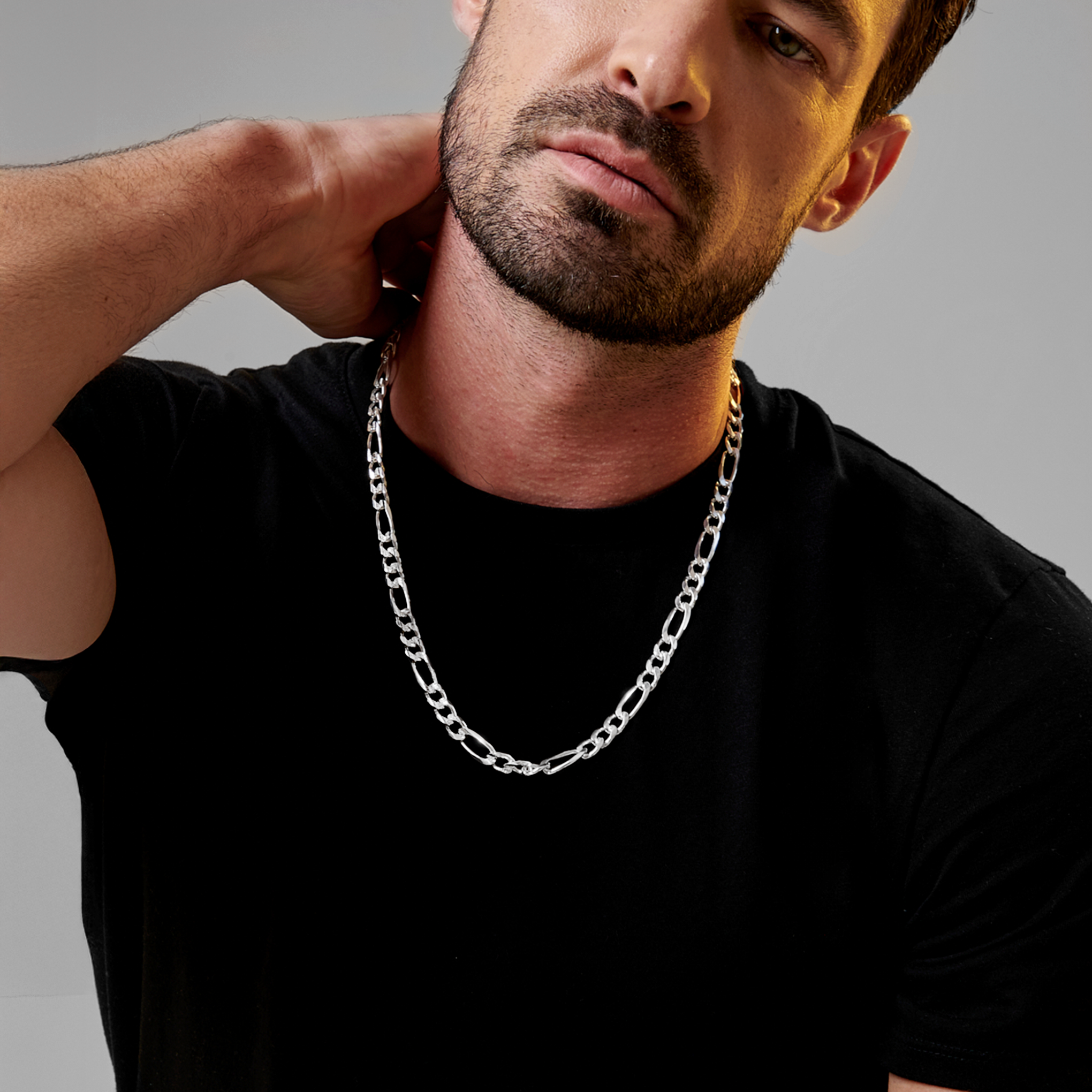 Figaro Super Zegrinada 8mm (Silver) Chain