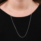 Figaro 0X1 1 mm (Silver) Chain