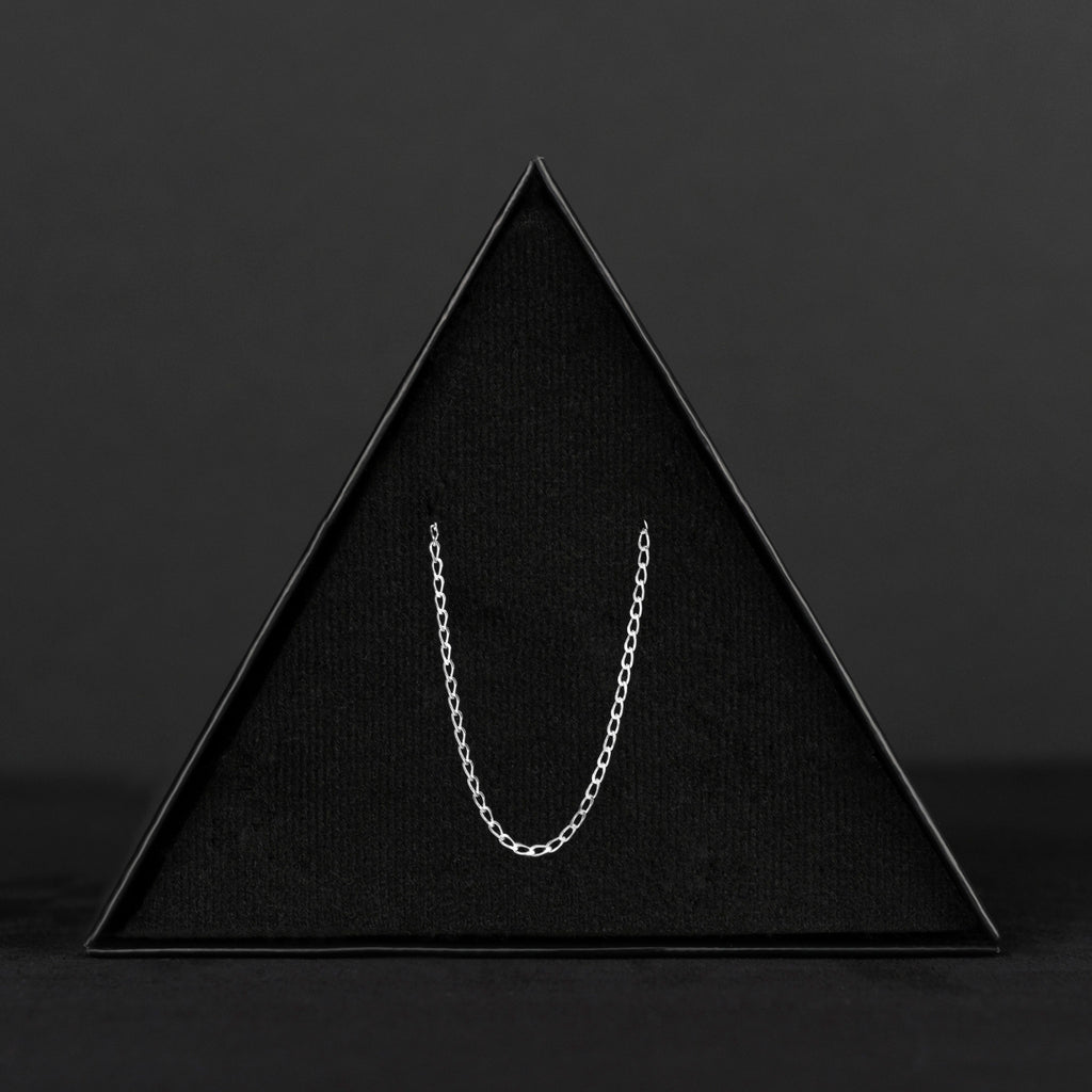 Figaro 0X1 1 mm (Silver) Chain