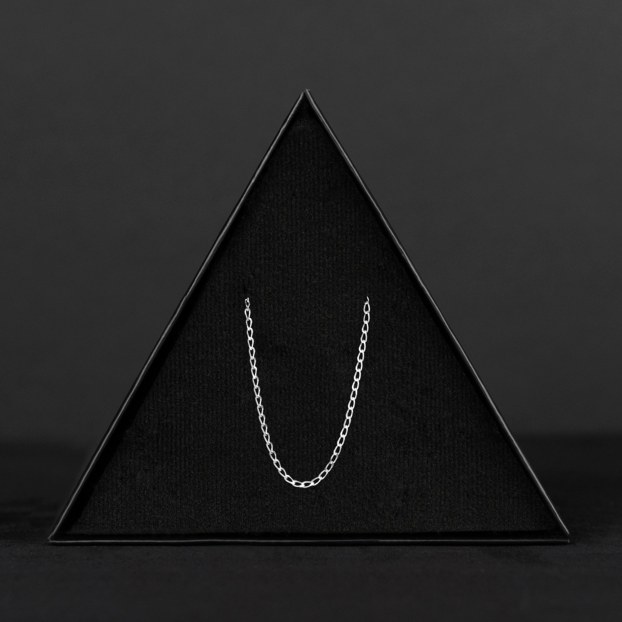 Figaro 0X1 1 mm (Silver) Chain