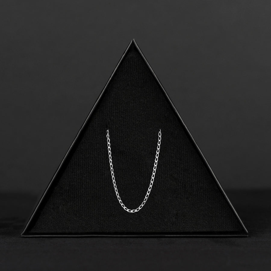 Figaro 0X1 1 mm (Silver) Chain